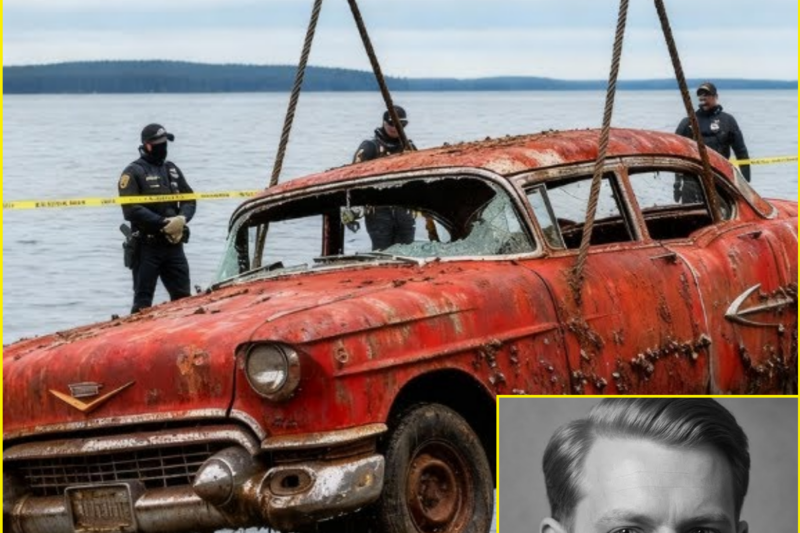 MISSING SINCE 1955: DAVID’S CHERRY RED CADILLAC FOUND SUBMERGED 20 FEET DEEP IN MONTANA LAKE 😱🚗