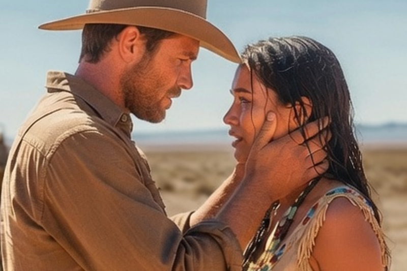 THE COWBOY WHO FOUND THE APACHE GIRL EVERYONE LEFT FOR DEAD