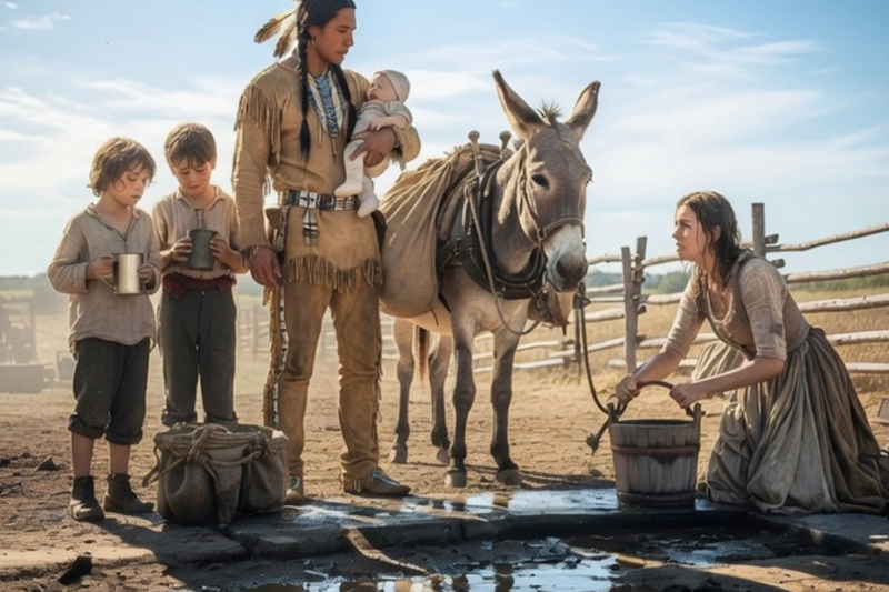 THE WOMAN WHO GAVE WATER TO AN APACHE