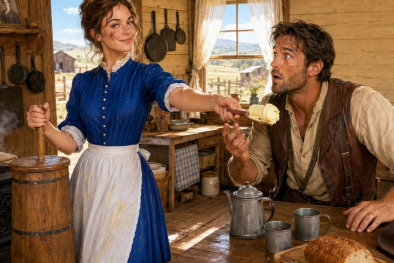 “If You Can Churn My Butter, You Can Stay”—One Taste and He Knew She’d Never Leave