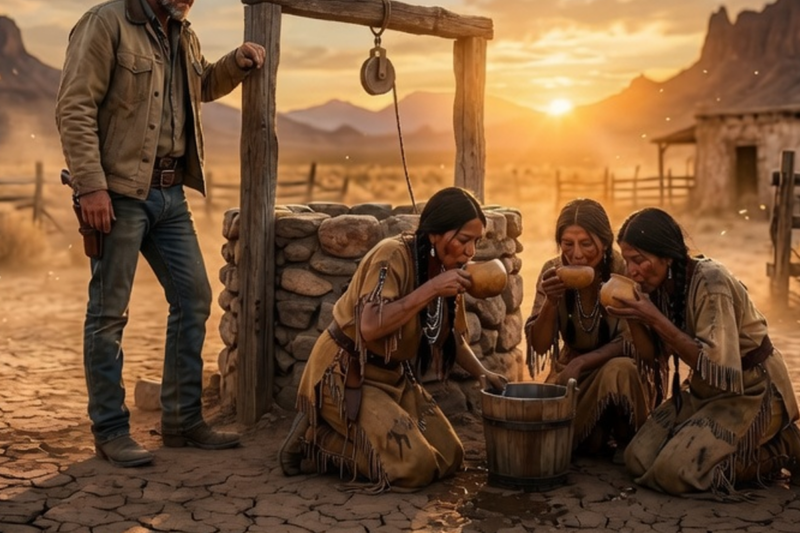THE DAY TWENTY FIVE APACHE WOMEN CAME TO WYATT TURNER’S RANCH