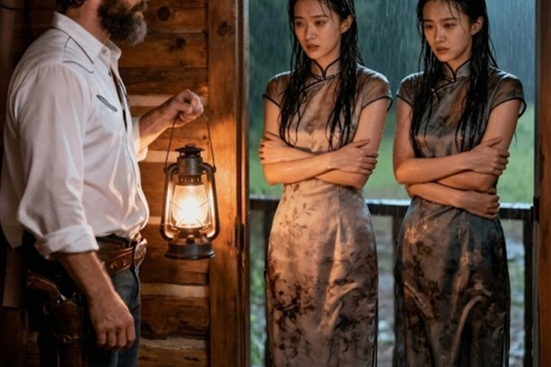 THE TWINS WHO KNOCKED ON THE COWBOY’S DOOR
