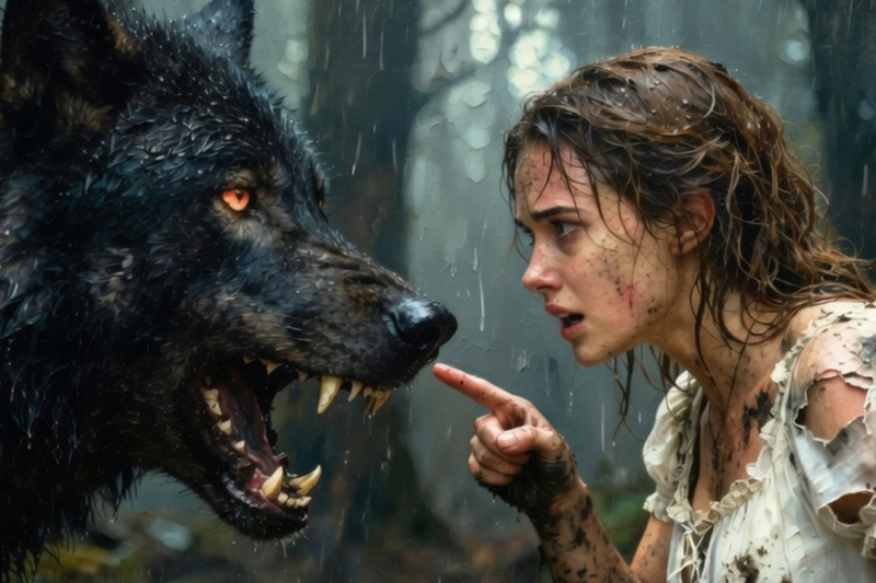 SHE YELLED “BAD DOG” AT A MASSIVE WOLF IN THE FOREST — NEVER KNOWING THE BEAST KING SHE COMMANDED WOULD MAKE HER HIS QUEEN OR DIE TRYING