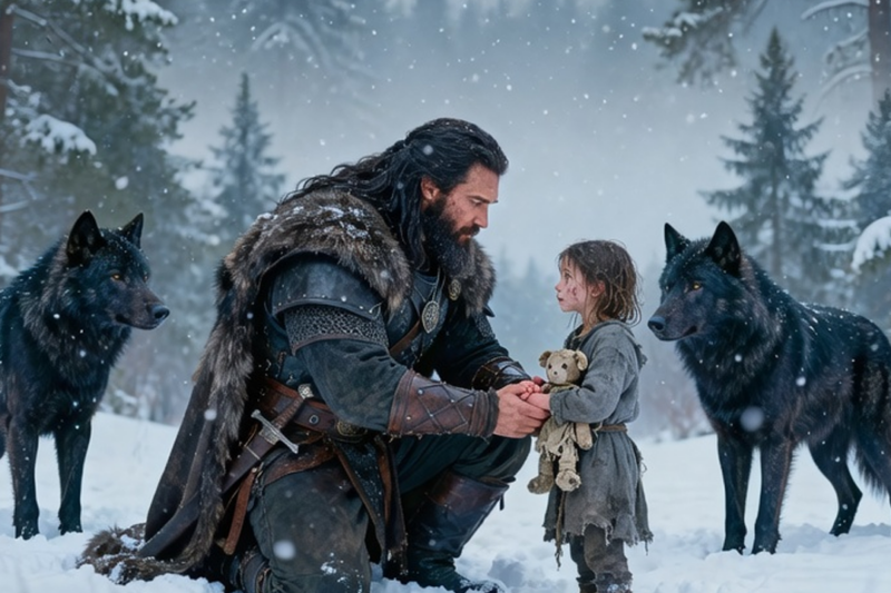 “CAN YOU BE MY DADDY?” ASKED THE ORPHAN... THE LYCAN KING KNELT: “FOREVER”