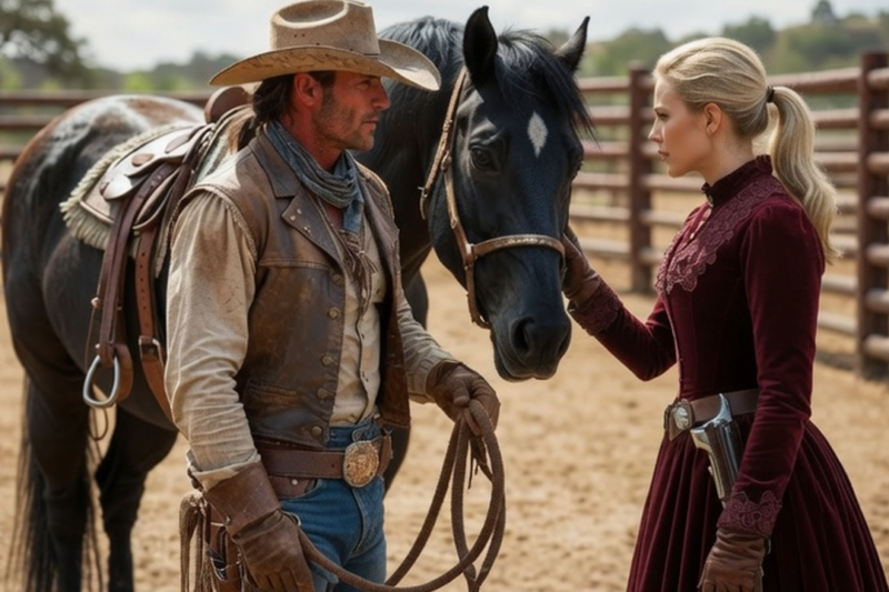 “IF YOU’RE A REAL COWBOY, RIDE MY STALLION!” THE WIDOW CHALLENGED—25 FAILED, ONE LONELY COWBOY WON