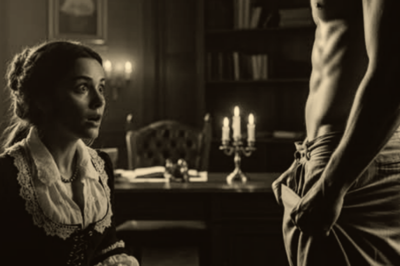 THE MISTRESS COULDN’T BELIEVE WHAT SHE SAW WHEN HE PULLED OFF HIS LINEN TROUSERS