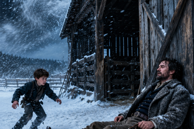 THE STRANGER IN THE BLIZZARD