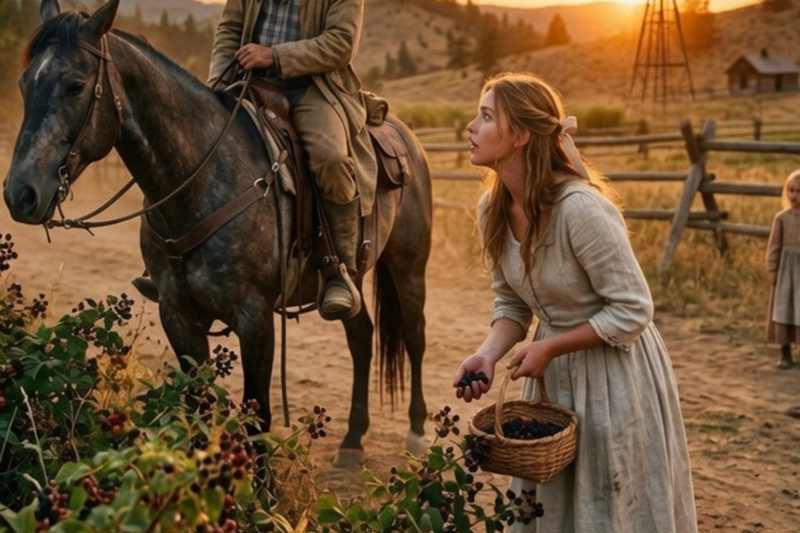 THE WOMAN IN THE BLACKBERRY FIELD