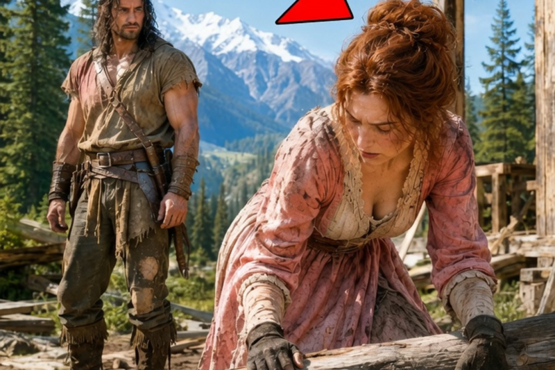 She Was Building Her Cabin One Log at a Time—the Mountain Man Watching Was a Widower