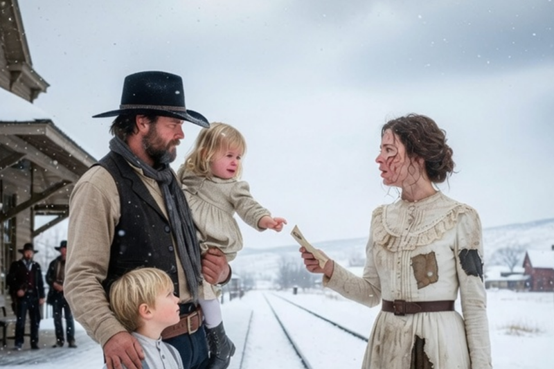 “You Can Send Me Back,” She Cried — Until The Cowboy Whispered, “My Daughter Chose You.”