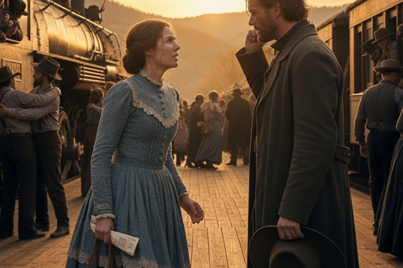 “Come With Me, Please”… The Cowboy’s Plea At The Station Turned Her World Upside Down