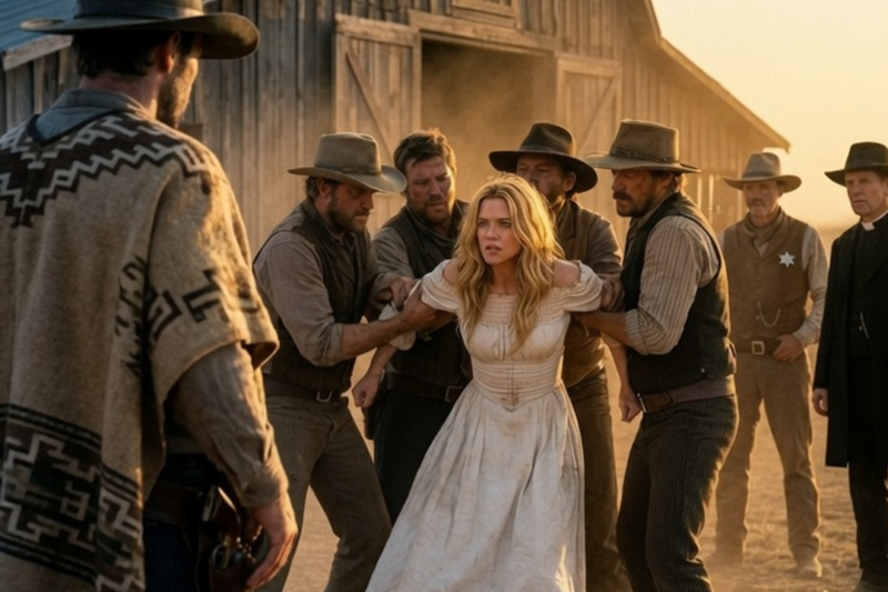 ‘Leave Her Alone ‘ The Drifter Faced the Baron’s Hired Guns Over Her Spring Wild West Story