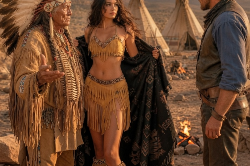 THE COWBOY WHO WAS FORCED TO MARRY THE CHIEF’S REJECTED DAUGHTER