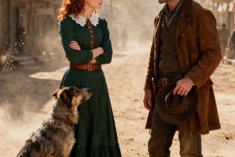 THE DOG SHE LEFT BEHIND AND THE COWBOY WHO KNEW TOO MUCH