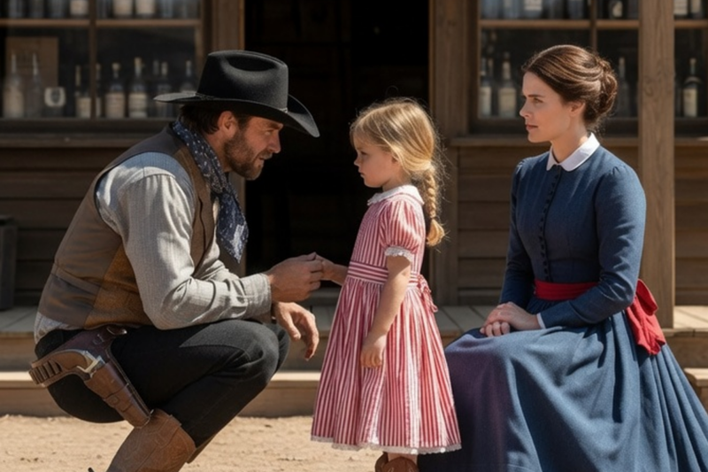 THE COWBOY WHO PROMISED A CHILD A FATHER IN A LAWLESS FRONTIER
