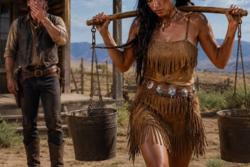 THE APACHE CHIEF’S DAUGHTER ARRIVED AT THE LONELY COWBOY’S RANCH