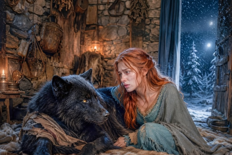 RUTHLESS KING POSES AS A DYING WOLF; THE WEAKEST OUTCAST SACRIFICES HER WARMTH TO HEAL HIM