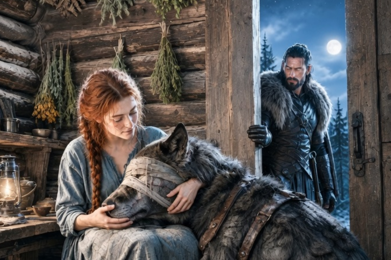 SHE NURSED HIS BLINDED WAR WOLF BACK WITH HER OWN MILK FOR FORTY NIGHTS — NOT KNOWING THE ALPHA KING