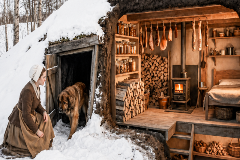 They Forced Her Out Before Winter—Then Her Dog Found the Only Safe Place in the Valley