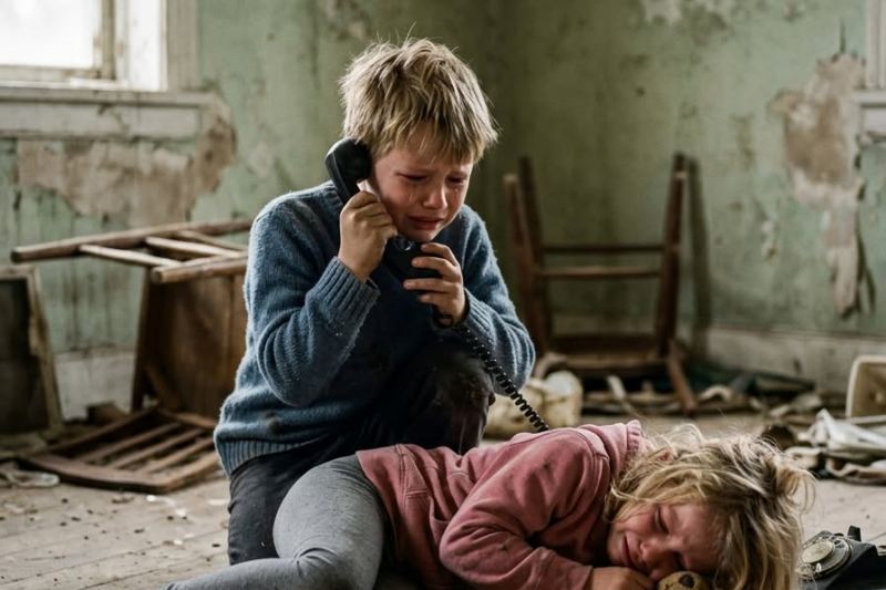 🚨 **”Dad… my little sister won’t wake up. We haven’t eaten in three days.”**