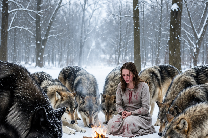 Rejected Omega Sat by the Fire — That Night, a Pack of Twenty Wolves Laid Around Her