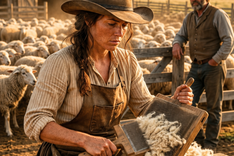 He Wanted a Wife to Card the Wool—She Turned His Failing Sheep Ranch Into Prairie Royalty