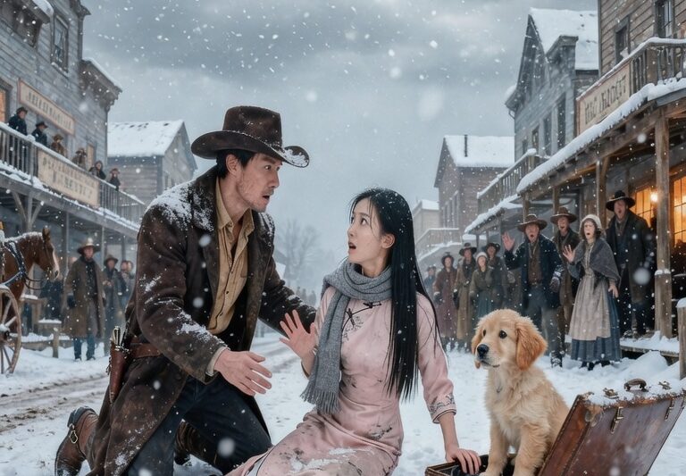 The Grieving Rancher Hadn’t Smiled in Years — Until a Clumsy Chinese Bride Shattered His Silence