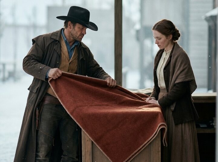 She Sold Handmade Blankets to Get By — Then the Cowboy Bought Every Last One and Stole Her Heart