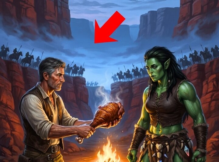 He Gave FOOD to a Giant ORC, and the Next Morning, 300 Warriors Surrounded His Ranch.