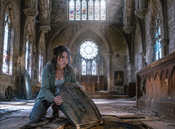 Exiled Billionaire Heiress Bought an Abandoned Church — What She Found Beneath the Floor Changed Everything…