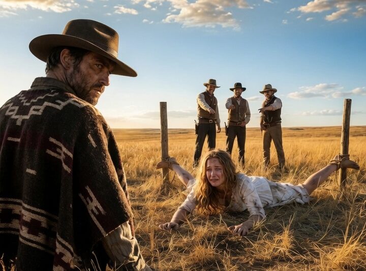 “Brainless Idiot!” The Nameless Gunslinger Explodes After Seeing the Sheriff’s Daughter Humiliated