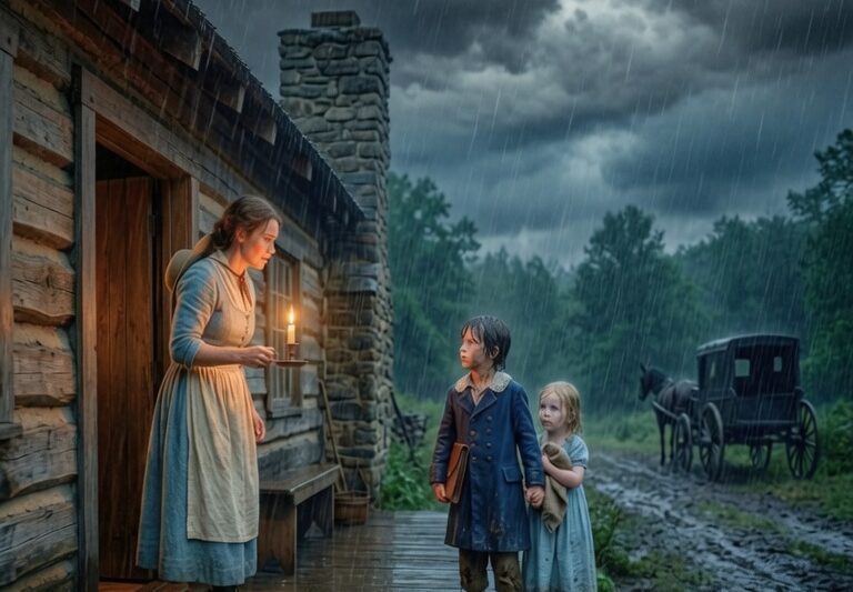 She Sheltered Two Frozen Orphans — Then Learned They Owned Half the Valley