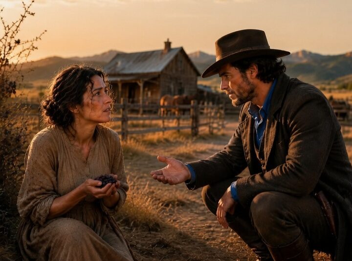 “Can You Cook for Two?”, He Asked the Hungry Widow — By Winter She Ran the Whole Ranch