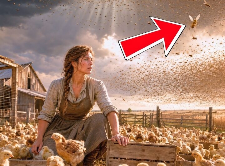 Everyone Laughed When She Bought 213 Baby Chicks — Until the Locusts Came for the Town’s Crops