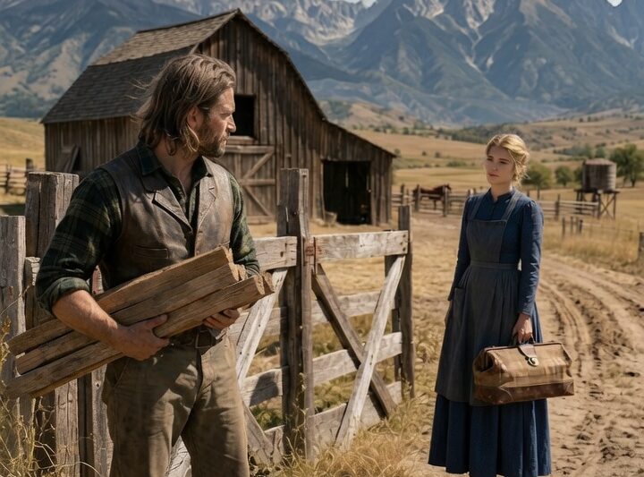 “My Father Said You Needed a Wife…” she whispered. The lonely rancher looked into her tear-filled eyes and replied, “Maybe you.”