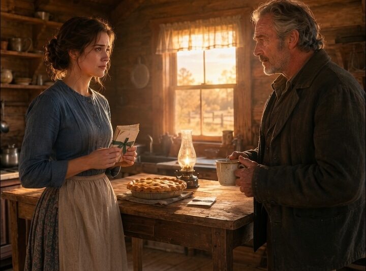 🥧 She only meant to bring him a peach pie… but what she uncovered threatened to destroy everything he had spent a lifetime protecting.