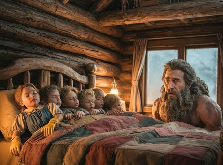 No Woman Lasted a Day With the Mountain Man’s Five Boys — Until a Little Girl Arrived… 💔🤍