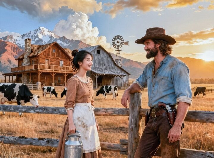 He Hired a Bride to Milk the Cows — She Turned His Ruined Homestead Into the Jewel of the Frontier