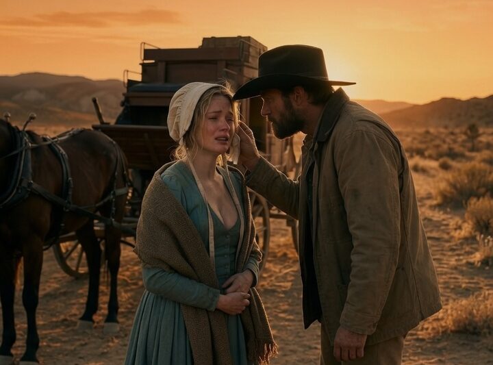 Mail-Order Bride Arrived Crying — The Cowboy Whispered, “You Don’t Have To Pretend”… And She Lost It