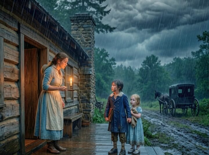 She Sheltered Two Frozen Orphans — Then Learned They Owned Half the Valley