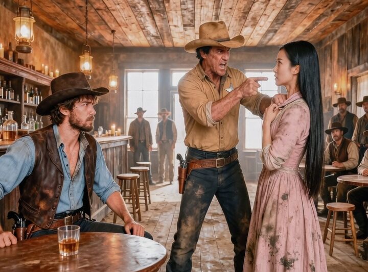 Cowboy Watched a Sheriff Throw Chinese Widow Out of a Saloon — Seconds Later, Everyone Froze