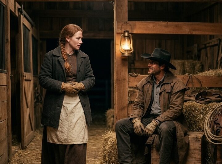 “I’ll Stay in the Barn,” the Cowboy Promised the Widow — Then He Became Her Only Hope