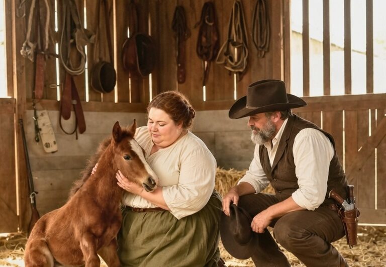 The Overweight Bride Was Humiliated On Her Wedding Day — Then She Saved The Ranch’s Last Foal
