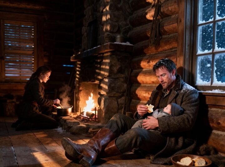 A Poor Girl Let A Man And His Daughter Stay For One Night, Not Knowing He Was A Millionaire Cowboy..