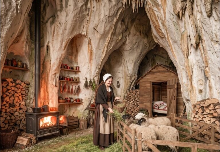 Cast Out by Her In-Laws With Nothing — She Bought a Cave at Auction and Winter Proved Them All Wrong