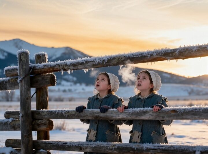 On Christmas Morning, Twin Girls Stood by His Fence Begging, “Please… Be Our Daddy Today.”
