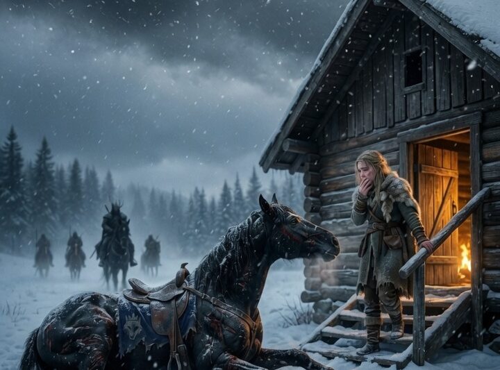 The Alpha King’s Horse Vanished for Three Months… Then It Was Found at a Rejected Girl’s Door