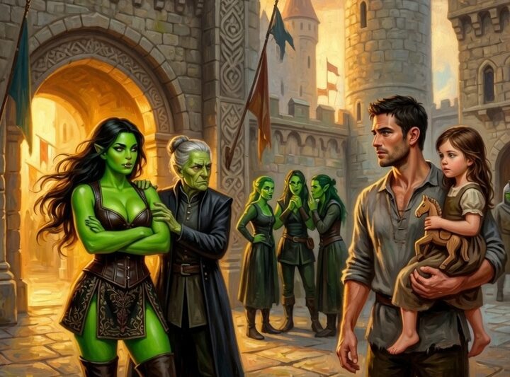 She Was Forced to Marry a Poor Human Farmer — The Orc Girl Had No Idea He’s the Richest Lord Alive