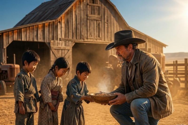 THE LONE RANCHER WHO FOUND A FAMILY HE NEVER WANTED