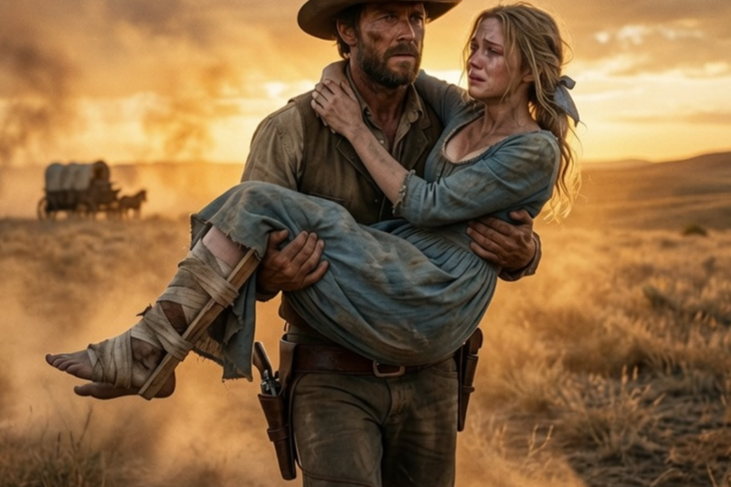 part 2: Bride With a Broken Leg Was Left Behind — The Cowboy Carried Her Across the Plains Himself